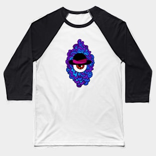 Bowler Eye Guy (for lighter shirts) Baseball T-Shirt